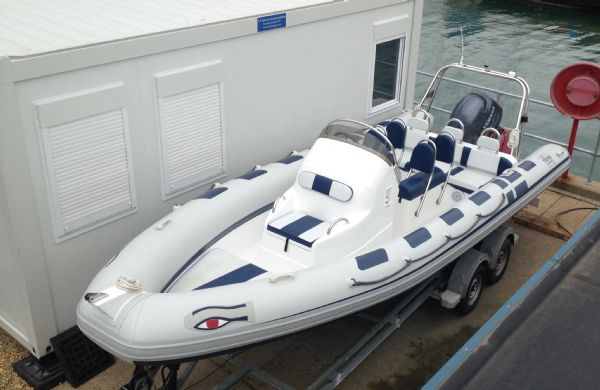 Boat Details – Ribs For Sale - Ribeye 6.5m RIB with Yamaha 150HP Engine and Roller Trailer
