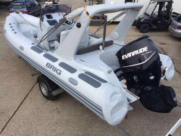 Boat Details – Ribs For Sale - Brig Eagle 6.5m RIB with Evinrude 150HP ETEC Engine and Trailer