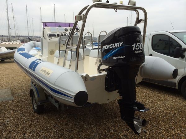 Boat Details – Ribs For Sale - Ballistic 6.5m RIB with 150HP Mercury Optimax Engine