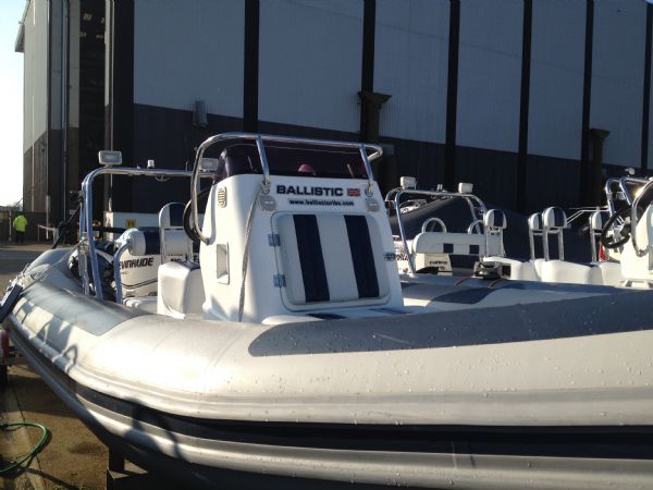 Boat Details – Ribs For Sale - Ex Demo Ballistic 5.5m RIB with Evinrude 90HP Outboard Engine