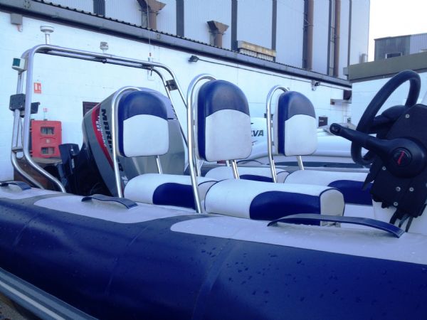 Boat Details – Ribs For Sale - Avon 5.6m RIB with Mariner 100HP Outboard Engine and Trailer