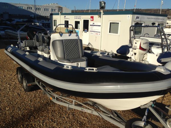 Boat Details – Ribs For Sale - RIB-X 7.6m RIB with Suzuki 200HP 4 Stroke Engine and Trailer