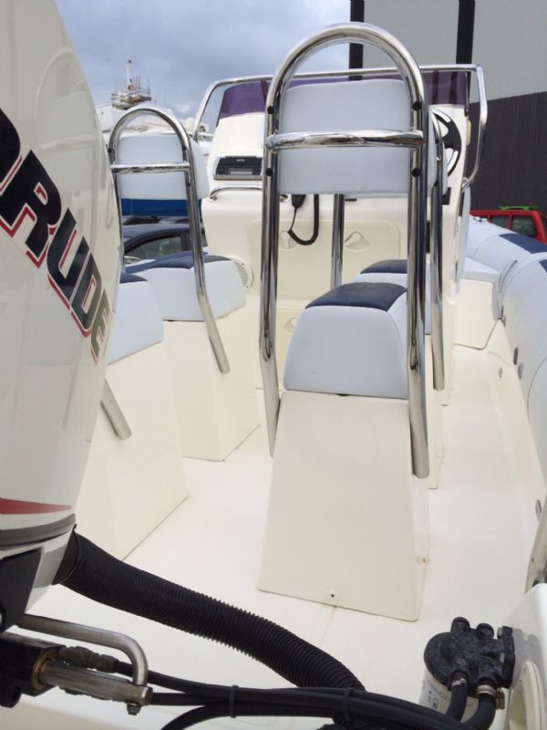 Boat Details – Ribs For Sale - Ballistic 6.5m RIB with Evinrude 175HP ETEC Engine and Trailer