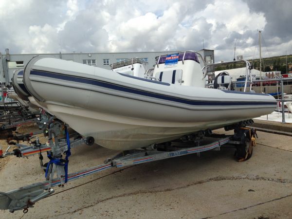Boat Details – Ribs For Sale - Ballistic 5.5m RIB with Evinrude 90HP ETEC Outboard and Trailer