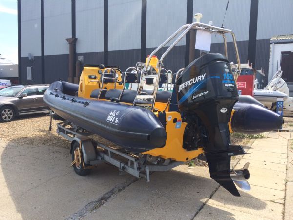 Boat Details – Ribs For Sale - Solent 6.5m RIB with Mercury 150HP Engine and Trailer