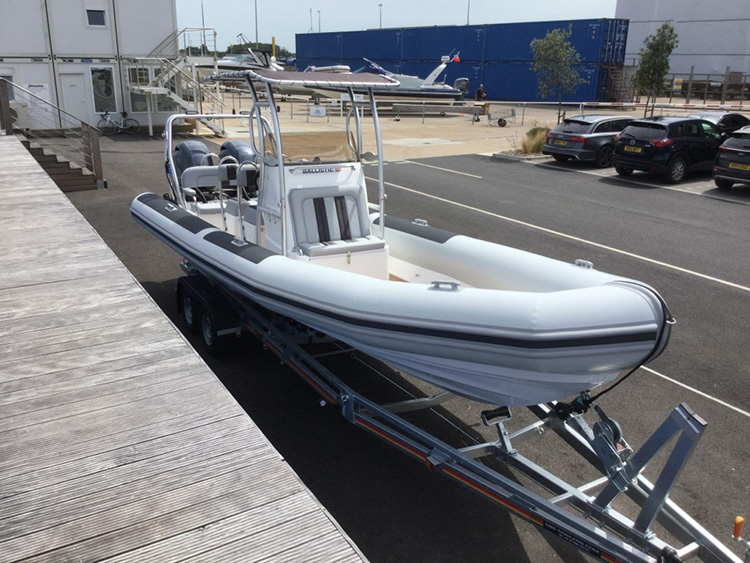 Boat Details – Ribs For Sale - Ballistic RIB  7.8 Yamaha Twin F175CETX   2019