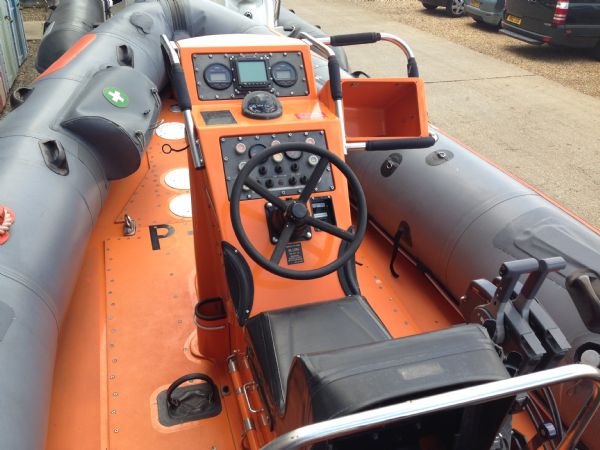 Boat Details – Ribs For Sale - Atlantic 75 commercial spec RIB with New Twin Mariner 90HP ELPTO 2 Stroke Commercial Outboard Engines