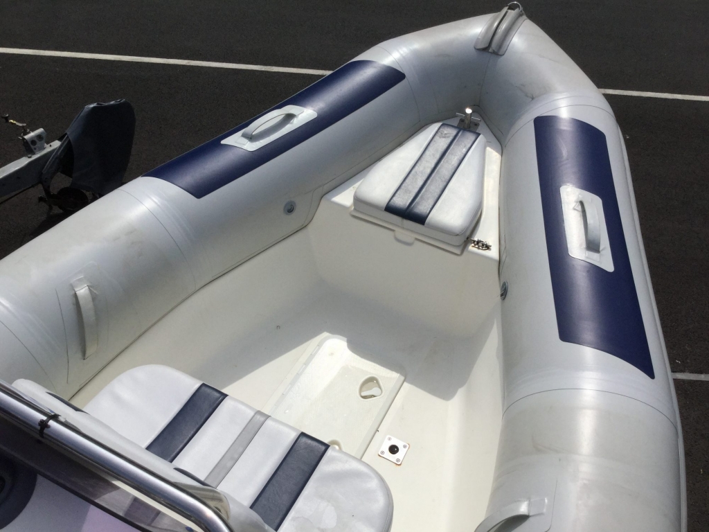 Boat Details – Ribs For Sale - Used Ballistic 5.5 RIB with Evinrude ETEC engine and trailer.