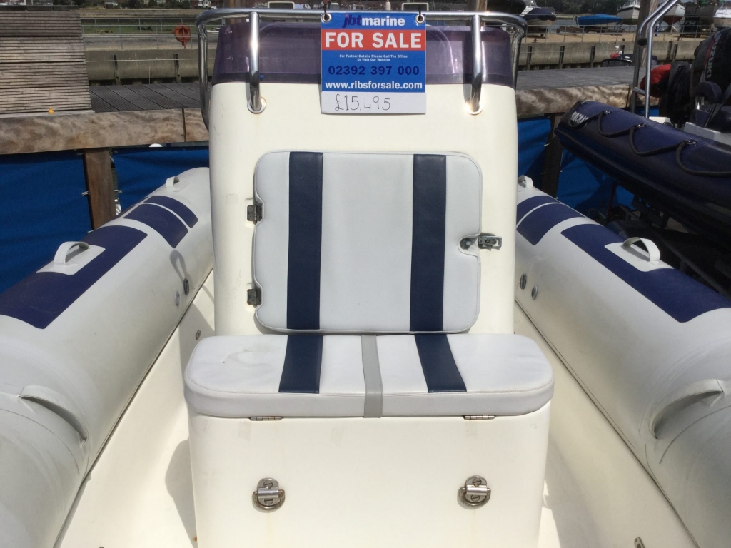 Boat Details – Ribs For Sale - Used Ballistic 5.5 RIB with Evinrude ETEC engine and trailer.