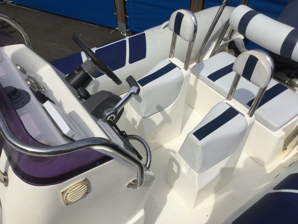 Boat Details – Ribs For Sale - Used Ballistic 5.5 RIB with Evinrude ETEC engine and trailer.