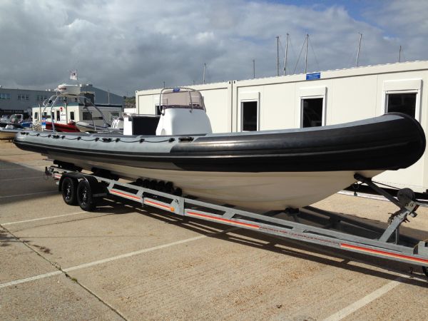 Boat Details – Ribs For Sale - Used Northcraft 9.0m RIB and Twin Axle Roller Trailer