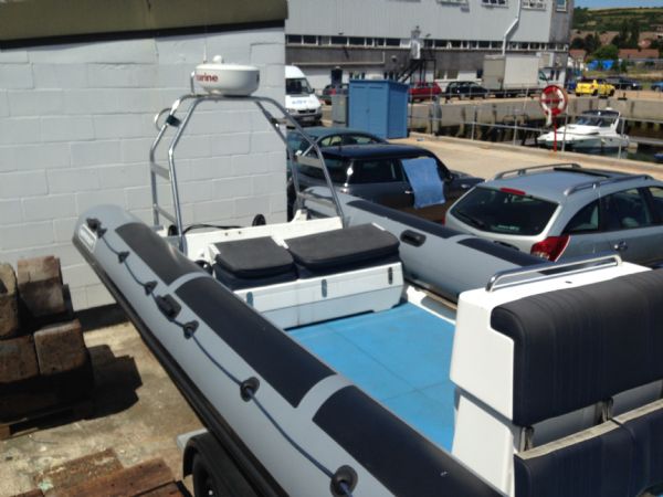 Boat Details – Ribs For Sale - Used Northcraft 9.0m RIB and Twin Axle Roller Trailer