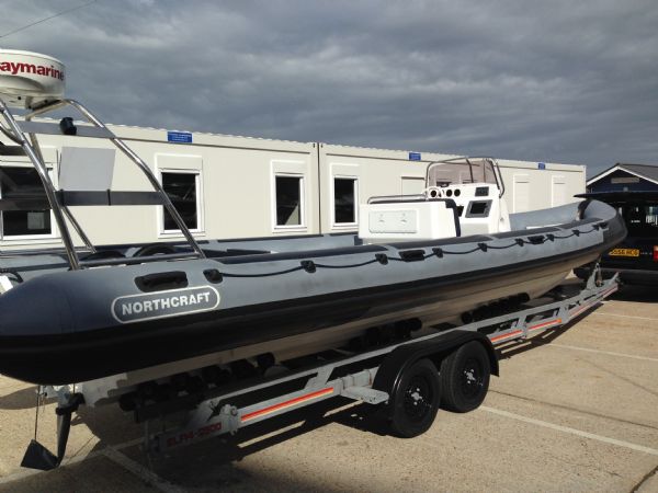 Boat Details – Ribs For Sale - Used Northcraft 9.0m RIB and Twin Axle Roller Trailer