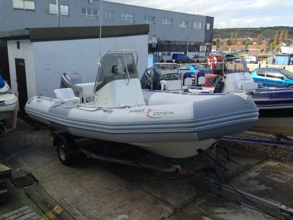 Boat Details – Ribs For Sale - Zodiac Pro Open 5.5m RIB with Mariner 90HP 4 Stroke Outboard Engine and Trailer