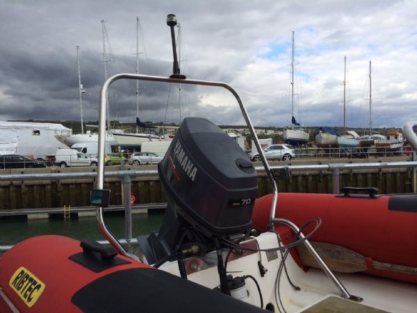 Boat Details – Ribs For Sale - Ribtec 5.35m RIB with Yamaha Autolube 70HP Outboard Engine and Roller Trailer