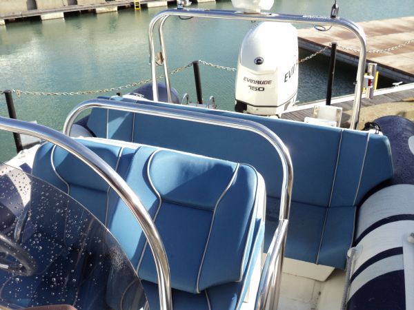 Boat Details – Ribs For Sale - Cobra Picton 6.0m RIB with Evinrude 150HP ETEC Outboard Engine and Trailer