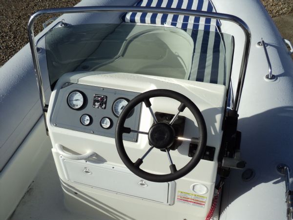 Boat Details – Ribs For Sale - Zodiac Medline II RIB with Honda 150HP 4 Stroke Outboard Engine and Roller Trailer