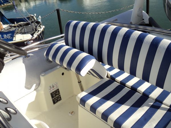 Boat Details – Ribs For Sale - Zodiac Medline II RIB with Honda 150HP 4 Stroke Outboard Engine and Roller Trailer