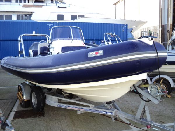 Boat Details – Ribs For Sale - Avon 5.8m RIB with Yamaha F115HP Outboard Engine and Roller Trailer