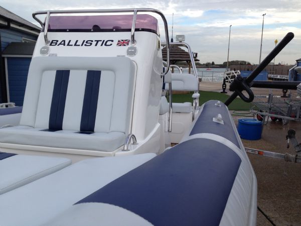 Boat Details – Ribs For Sale - Used Ballistic 6.5m RIB with Evinrude 175HP ETEC Outboard and Trailer