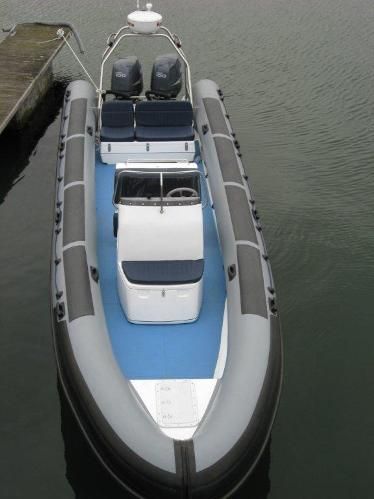 Boat Details – Ribs For Sale - Used Northcraft 9.0m with Twin Yamaha 100HP 4 Stroke Outboards and Trailer