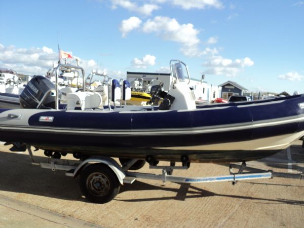 Boat Details – Ribs For Sale - Used Avon Adventure 5.6m with Yamaha 100HP 4 Stroke Outboard Engine and Trailer