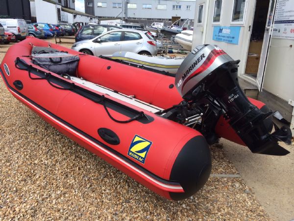 Boat Details – Ribs For Sale - Zodiac Futura 4.2m with Mariner 40HP Outboard Engine