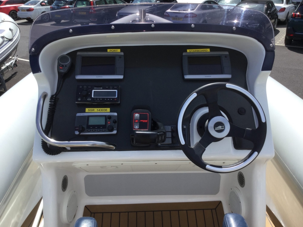 Boat Details – Ribs For Sale - Used Cougar R9 with Steyr 256 Turbo Diesel Engine and trailer.