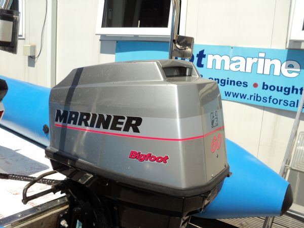 Boat Details – Ribs For Sale - Used Narwhal 4.8m RIB with Mariner 60HP ‘Bigfoot’ Engine and Trailer