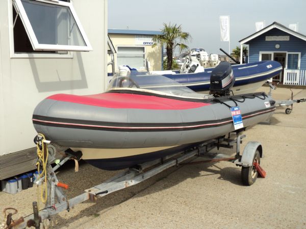 Boat Details – Ribs For Sale - Used Avon Searider RIB (SR4) with Yamaha 50HP Engine and Trailer