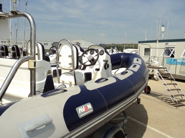 Boat Details – Ribs For Sale - Used Avon 5.6m RIB with Yamaha 100HP 4 Stroke Engine and Trailer