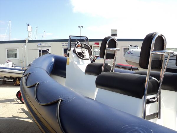Boat Details – Ribs For Sale - Used Humber Destroyer 5.5m RIB with Mariner 90HP Optimax Engine and Trailer
