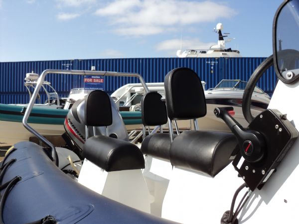 Boat Details – Ribs For Sale - Used Humber Destroyer 5.5m RIB with Mariner 90HP Optimax Engine and Trailer