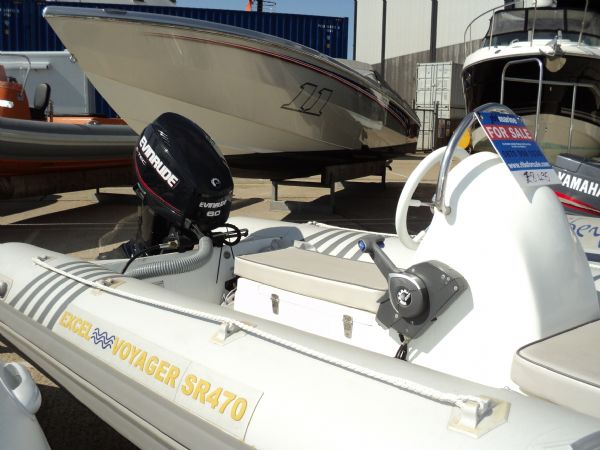 Boat Details – Ribs For Sale - Used Excel 4.7m RIB with Evinrude 60HP ETEC Engine and Trailer