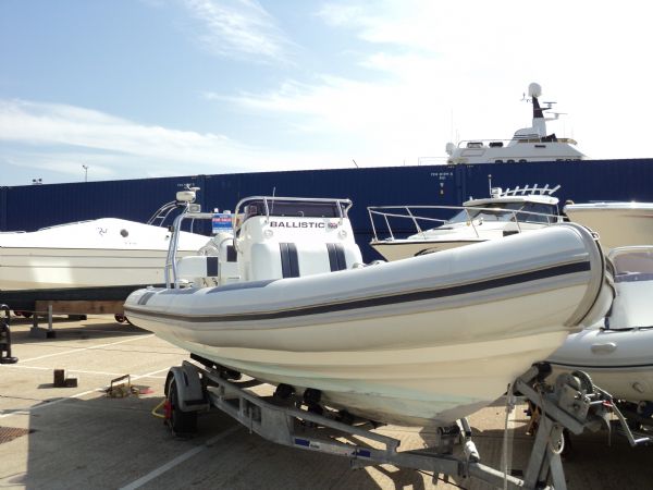 Boat Details – Ribs For Sale - Ballistic 6.5m RIB with Evinrude 175HP ETEC Outboard Engine and Trailer
