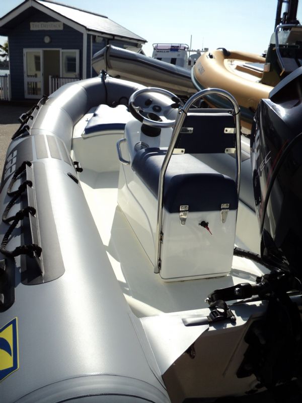 Boat Details – Ribs For Sale - Zodiac Pro 7 RIB with Evinrude 50HP ETEC Engine and Roller Trailer