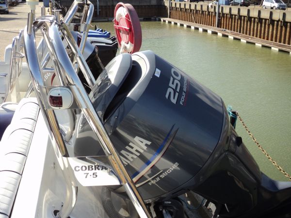 Boat Details – Ribs For Sale - Cobra RIB 7.5m with Yamaha F250HP Outboard Engine and Roller Trailer