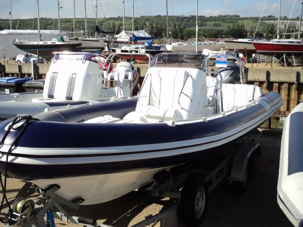 Boat Details – Ribs For Sale - Cobra RIB 7.5m with Yamaha F250HP Outboard Engine and Roller Trailer