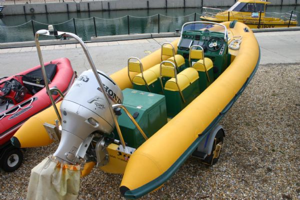 Boat Details – Ribs For Sale - Used Ribtec 6.55m Camel Trophy RIB with Honda 130HP 4 Stroke Outboard