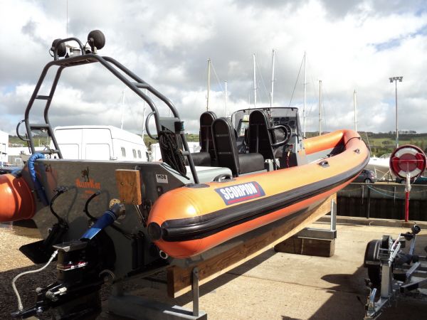 Boat Details – Ribs For Sale - Scorpion 27 RIB with Yanmar Diesel Inboard Engine