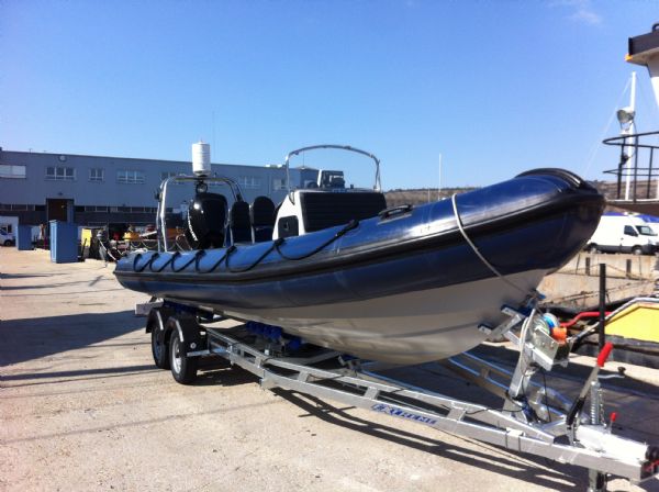 Boat Details – Ribs For Sale - RIB 7.0m with Mercury 225HP Outboard Engine and New Trailer