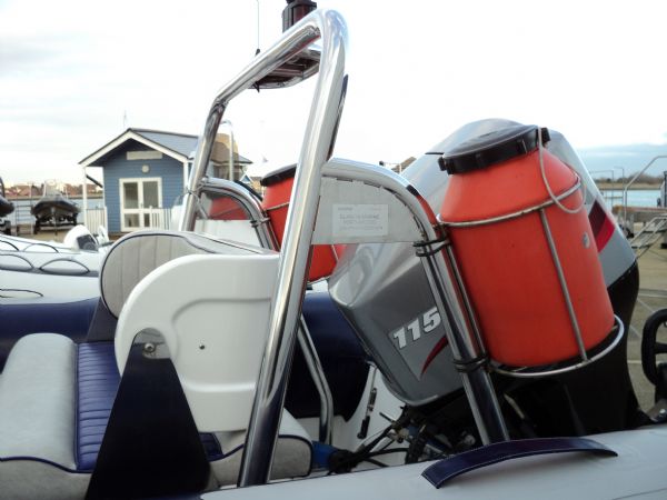 Boat Details – Ribs For Sale - Avon 5.6m RIB with Mariner 115HP 4 Stroke Outboard Engine and Trailer