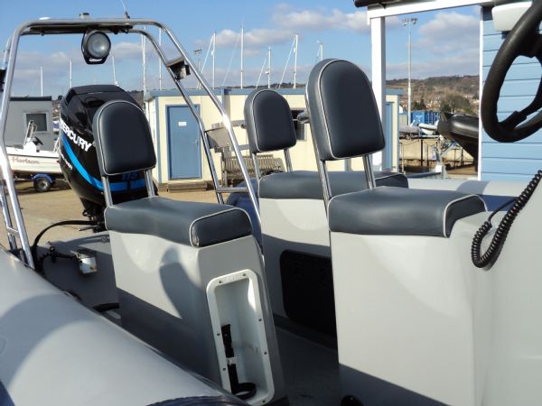 Boat Details – Ribs For Sale - Tornado Voyager 5.85m RIB with Mercury 115HP 4 Stroke Outboard Engine and Trailer