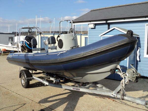 New & Second Hand RIBs & Engines for sale - Tornado Voyager 5.85m RIB with Mercury 115HP 4 Stroke Outboard Engine and Trailer