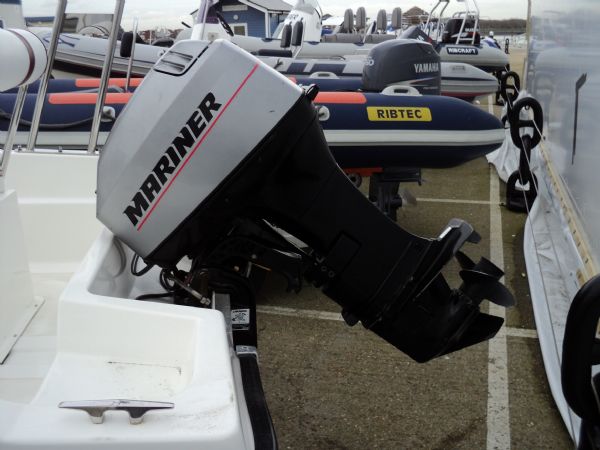 Boat Details – Ribs For Sale - Horizon 4.3m Dory with Mariner 40HP Engine and Roller Trailer