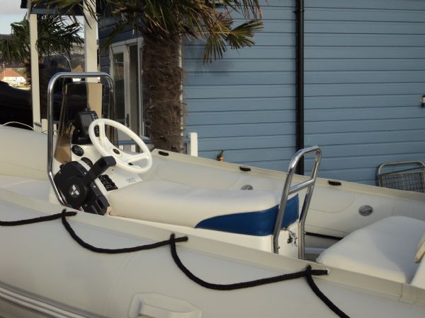 Boat Details – Ribs For Sale - Tigershark 4.3m with Tohatsu 50HP 2 Stroke Outboard Engine