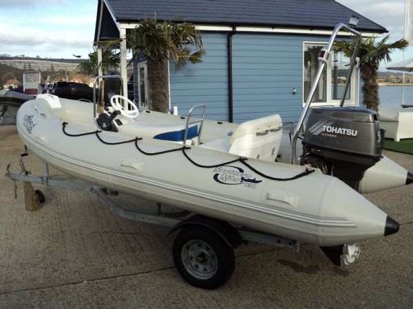 Boat Details – Ribs For Sale - Tigershark 4.3m with Tohatsu 50HP 2 Stroke Outboard Engine