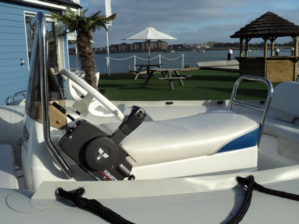 Boat Details – Ribs For Sale - Tigershark 4.3m with Tohatsu 50HP 2 Stroke Outboard Engine