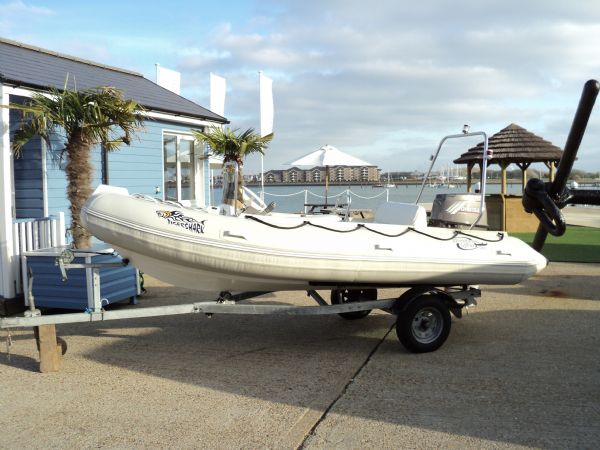 Boat Details – Ribs For Sale - Tigershark 4.3m with Tohatsu 50HP 2 Stroke Outboard Engine