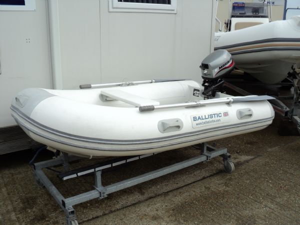Boat Details – Ribs For Sale - Ballistic 2.6m Aluminum Hulled RIB with Mariner 6HP 4 Stroke Outboard Engine